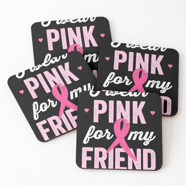 Item preview, Womens Breast Cancer Awareness Shirts I Wear Pink for My Friend V-Neck . designed and sold by jouner.