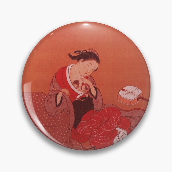 Item preview, Ancient Japanese Woman with Her Cat designed and sold by LilysGoodies.