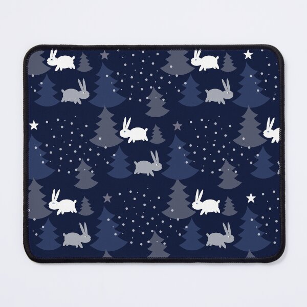 Item preview, Lovely Christmas Tree and Rabbit Pattern designed and sold by CRAZY-T.