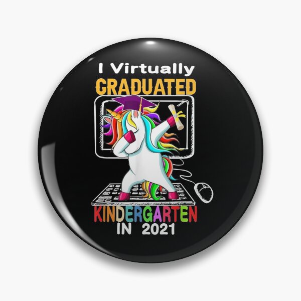 Item preview, I Virtually Graduated Kindergarten 2021 graduation unicorn designed and sold by MuratshiMana.