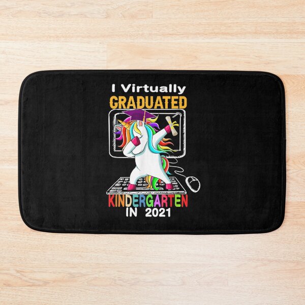 Item preview, I Virtually Graduated Kindergarten 2021 graduation unicorn designed and sold by MuratshiMana.