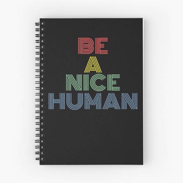 Item preview, Be A Nice Human rock concert music festival 70s T-Shirt designed and sold by titikikitaka.