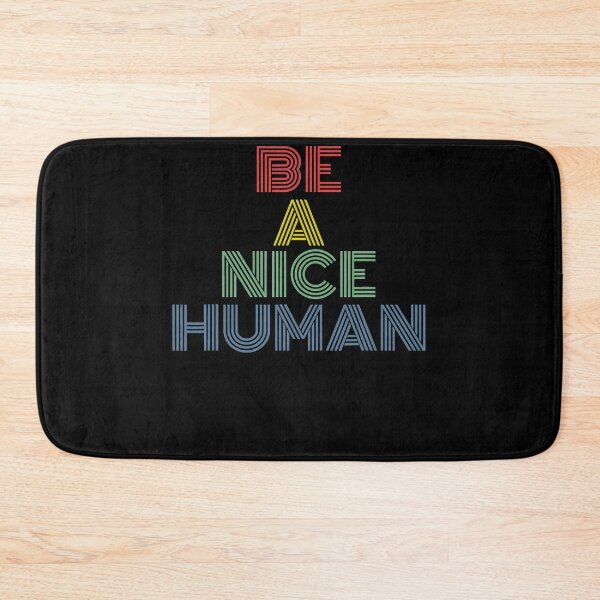 Item preview, Be A Nice Human rock concert music festival 70s T-Shirt designed and sold by titikikitaka.