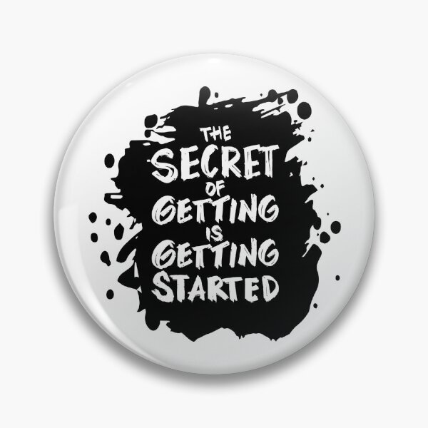 Item preview, The Secret of Getting is Getting Started designed and sold by SuperCutsTshirt.