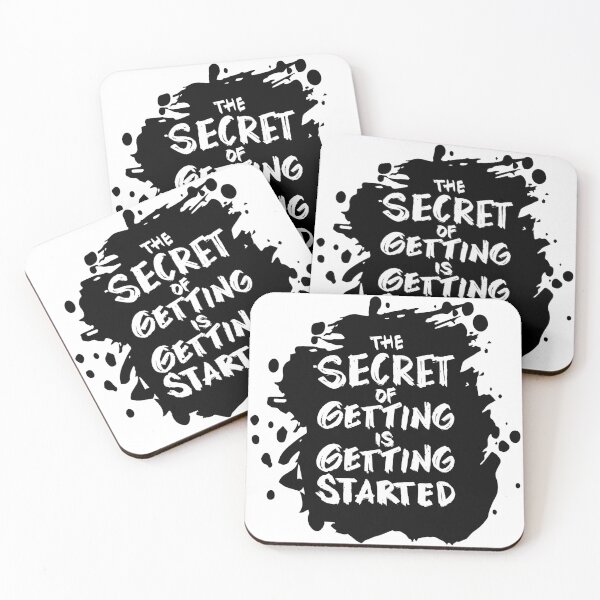 Item preview, The Secret of Getting is Getting Started designed and sold by SuperCutsTshirt.