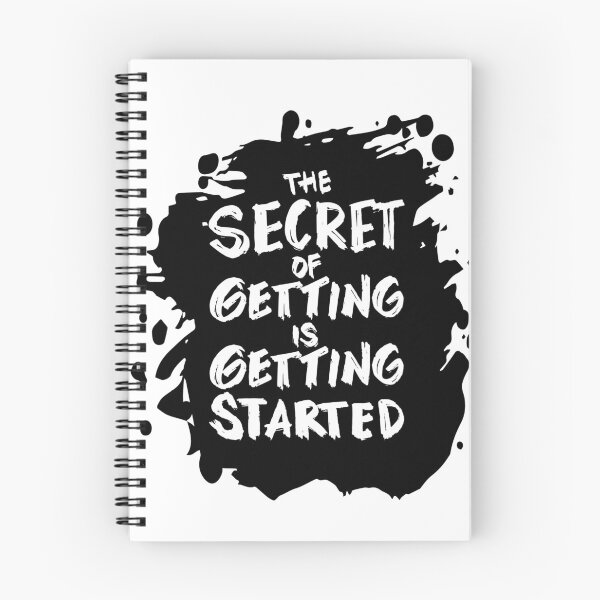 Item preview, The Secret of Getting is Getting Started designed and sold by SuperCutsTshirt.
