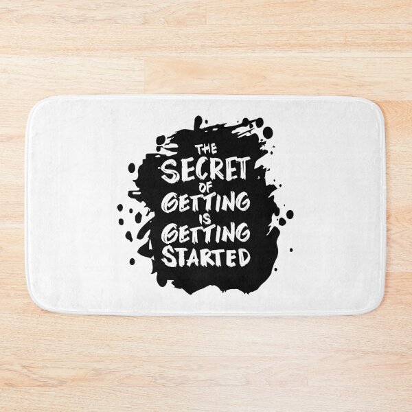 Item preview, The Secret of Getting is Getting Started designed and sold by SuperCutsTshirt.