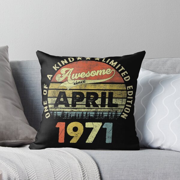 Item preview, 50 Year Old Birthday Awesome Since April 1971 designed and sold by MivaanshiAhe.