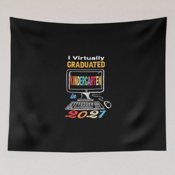 Item preview, I Virtually Graduated Kindergarten class 2021 graduation designed and sold by SemajshiMaah.