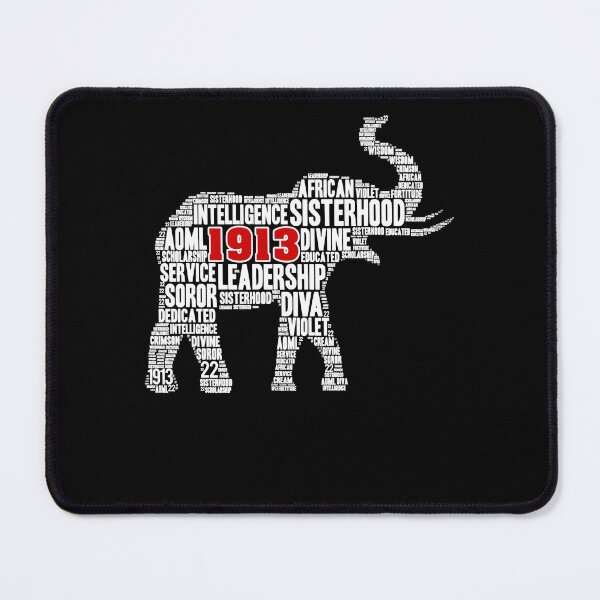Item preview, Womens Delta-1913 Sorority Elephant Sigma-Theta Words Sweatshirt designed and sold by jouner.