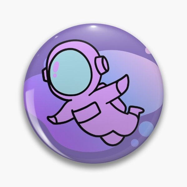 Item preview, Lilac Crewmate Floating through Space designed and sold by MiaDelelai.