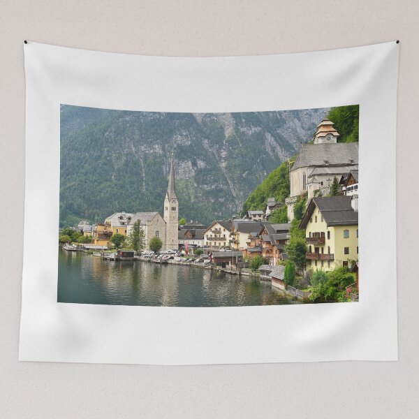 Item preview, Hallstatt mountain village in the Salzburgerland Austrian Alps designed and sold by goceris.