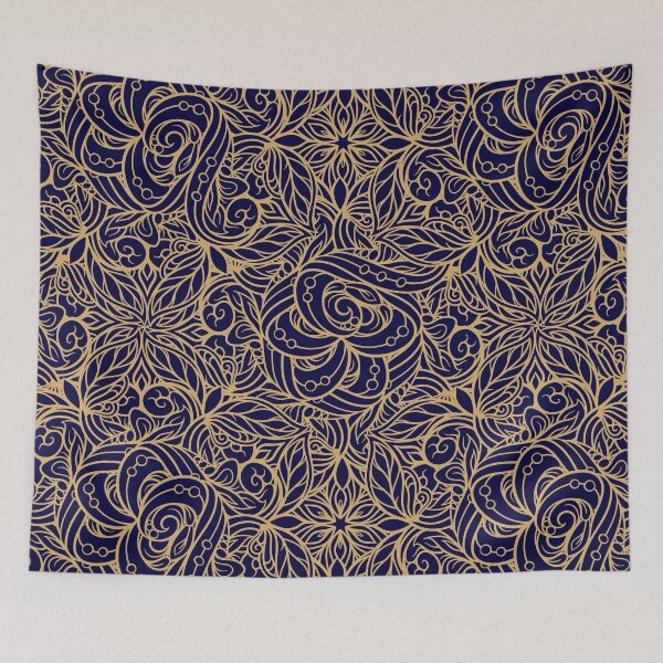 Item preview, Patrón oriental azul designed and sold by IllustrT.