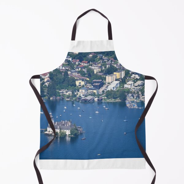 Item preview, Panoramic view of castle Schloss Ort Orth on lake Traunsee in Gmunden Upper Austria designed and sold by goceris.
