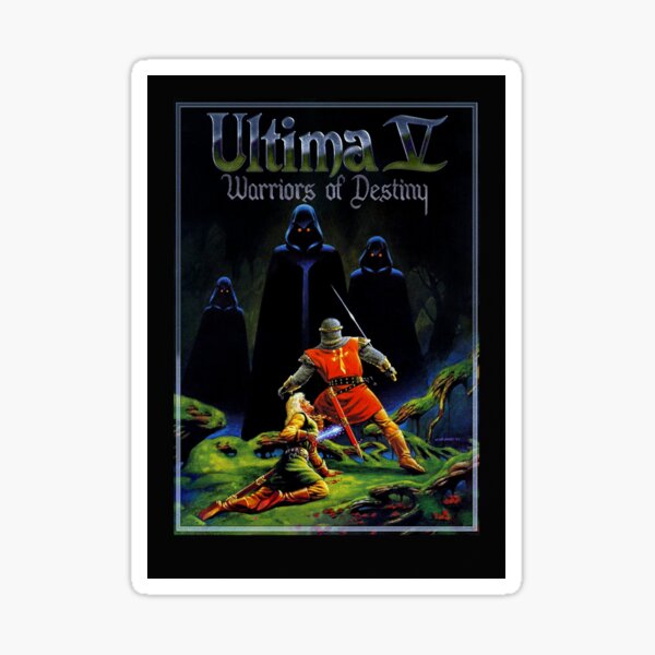 "Classic Game Covers - Ultima V" Sticker For Sale By Rykker | Redbubble