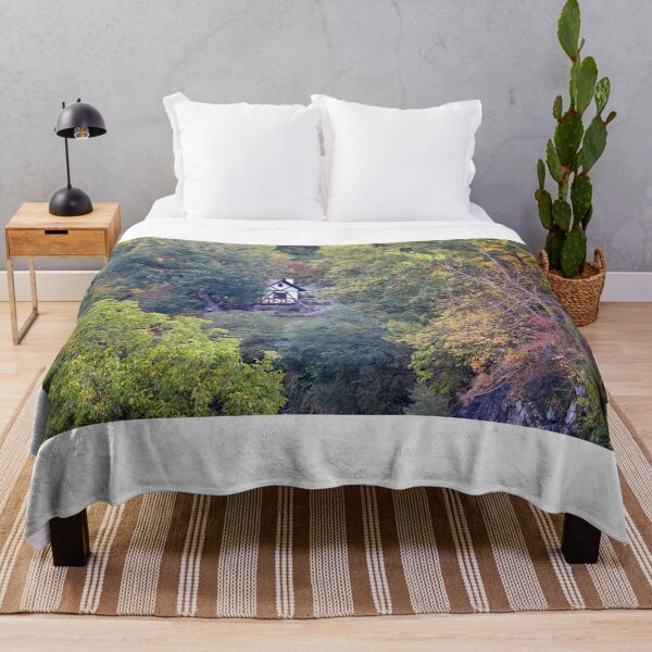 Item preview, Little white hut in forest Cesky Krumlov Czech republic designed and sold by goceris.