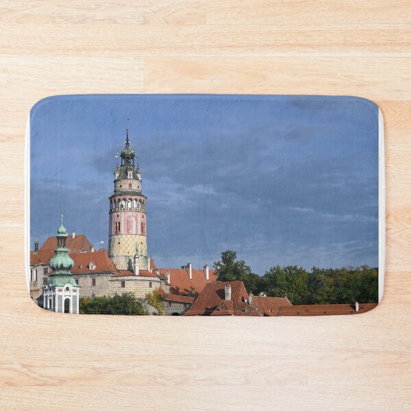 Item preview, view of church and castle in Cesky Krumlov Czech republic designed and sold by goceris.