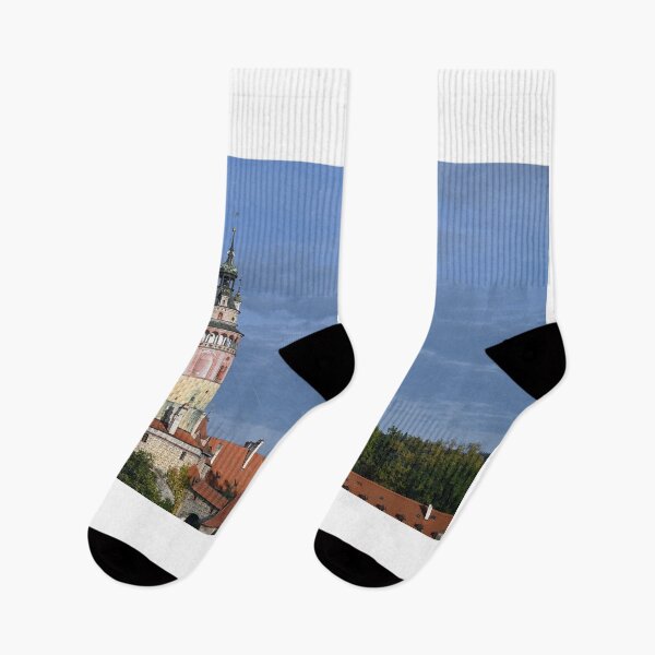 Item preview, view of church and castle in Cesky Krumlov Czech republic designed and sold by goceris.