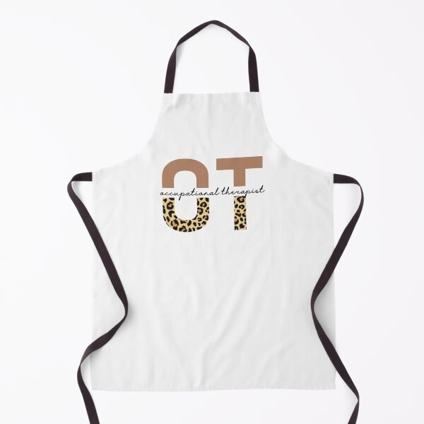Item preview, Occupational Therapist Cheetah print typography | OT gifts | Occupational Therapy leopard gifts designed and sold by Violet Treasures.