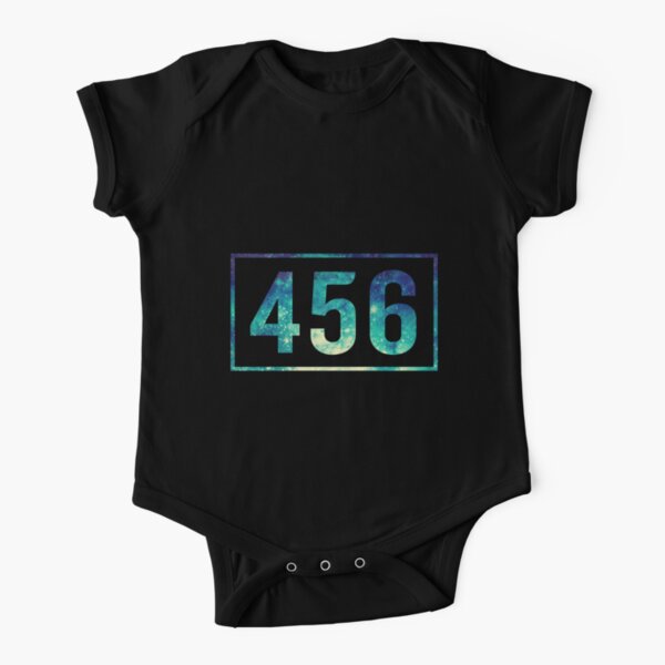 Squid Game 456 Short Sleeve Baby One Piece Redbubble