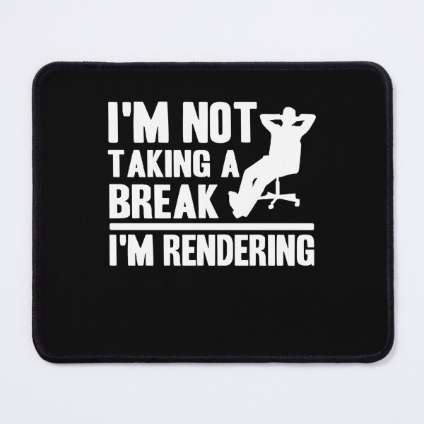Item preview, I'm Rendering Funny Filmmaker Gift Video Editor designed and sold by Stronzi.