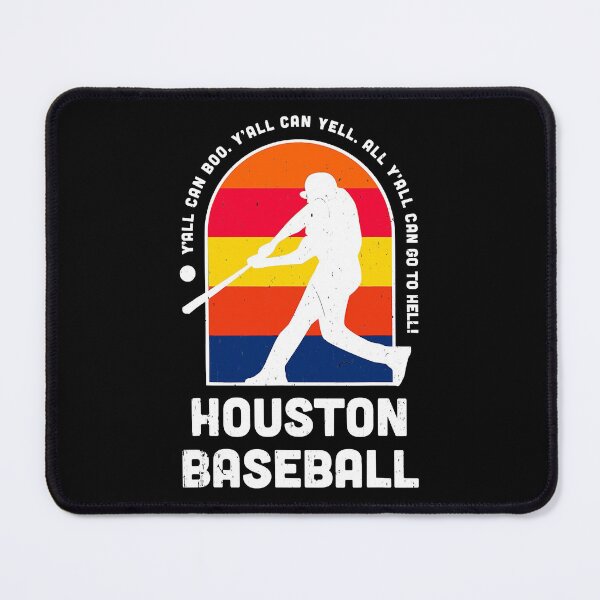 Item preview, Y'all Can Go To Hell Retro Sunset Graphic For Houston Fans . designed and sold by jouner.