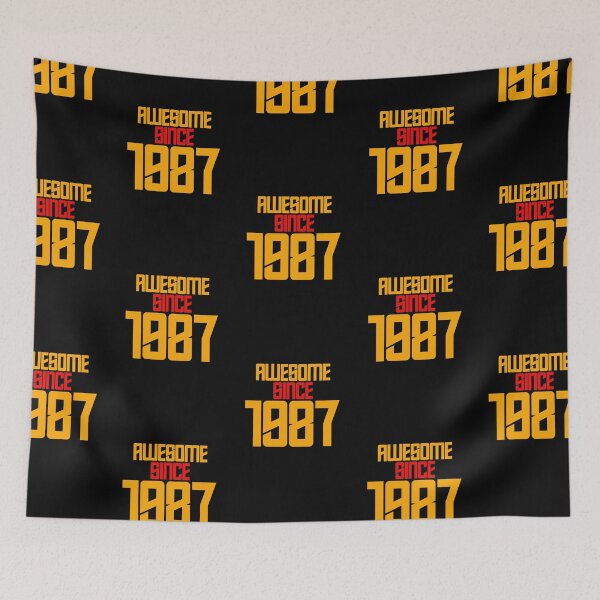 Item preview, AWESOME SINCE 1987, BIRTHDAY designed and sold by FNStuff.