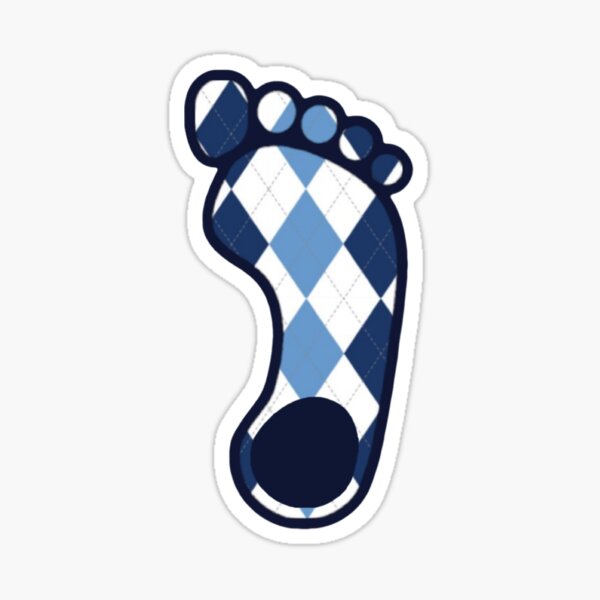Item preview, Argyle Heel Decal  designed and sold by Sleepygirl2010.
