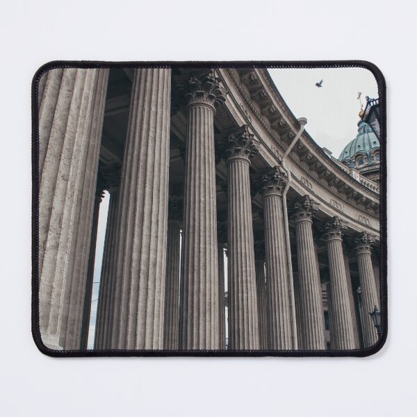 Roman Ionic Columns | Italy Architecture Photography Mouse Pad