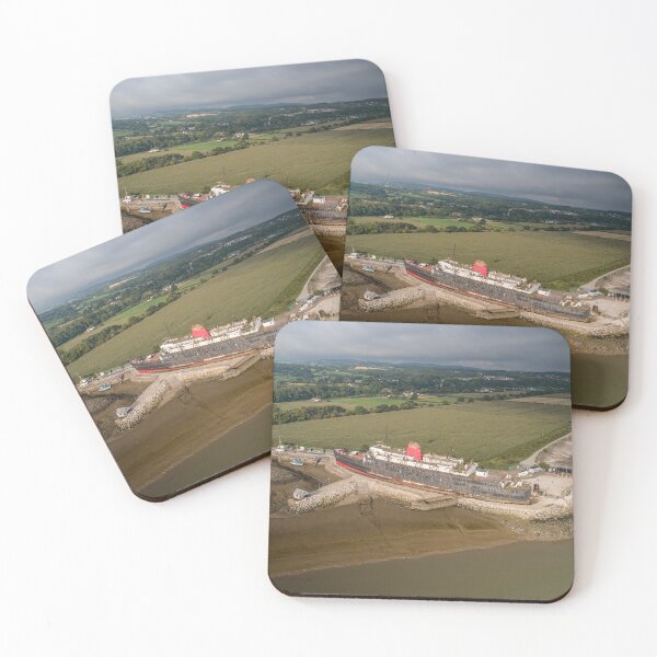 Item preview, TSS Duke of Lancaster Drone Image designed and sold by rawshutterbug.