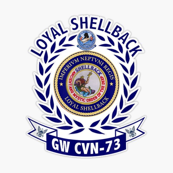 Polywogs Beware Honorable Shellback Navy T Shirt 21852 Polywogs Beware Honorable Shellback Navy T Shirt 21852