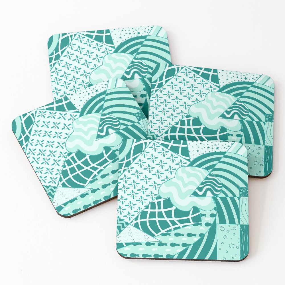 Item preview, Coasters (Set of 4) designed and sold by JavaDraws.
