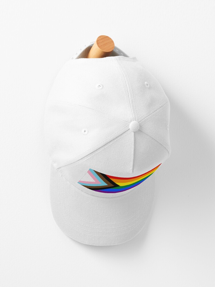 Alternate view of Progress Pride flag design Cap