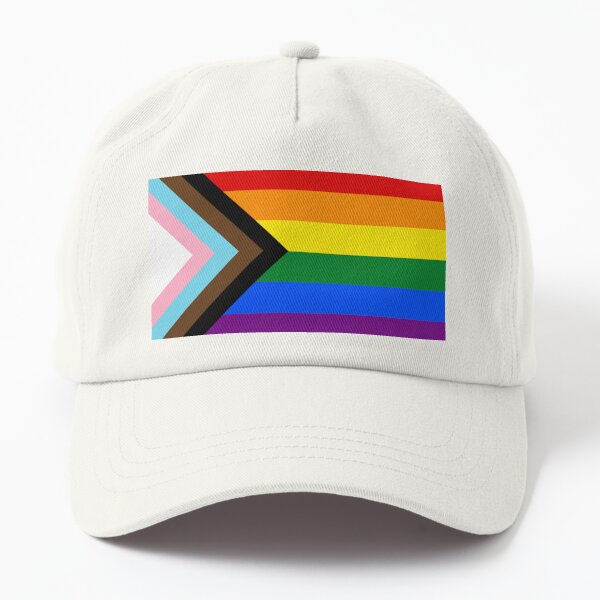 Progress Pride flag design Dad Hat
