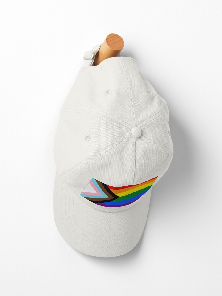 Alternate view of Progress Pride flag design Cap