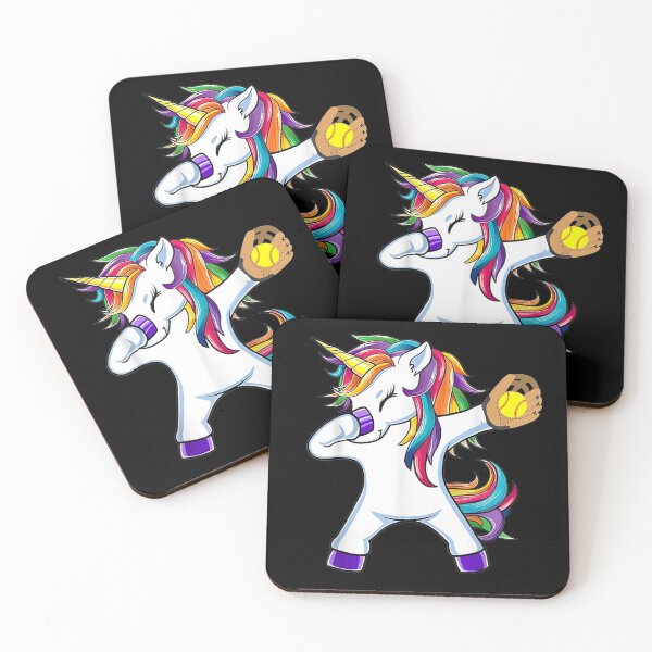Item preview, Dabbing Unicorn Softball Funny for Girl Boy Kid designed and sold by JaydanshiTka.