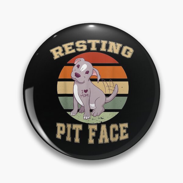 Item preview, Resting Pit Face Pitbull Puppy Dog Owner Pitbull designed and sold by maudean.