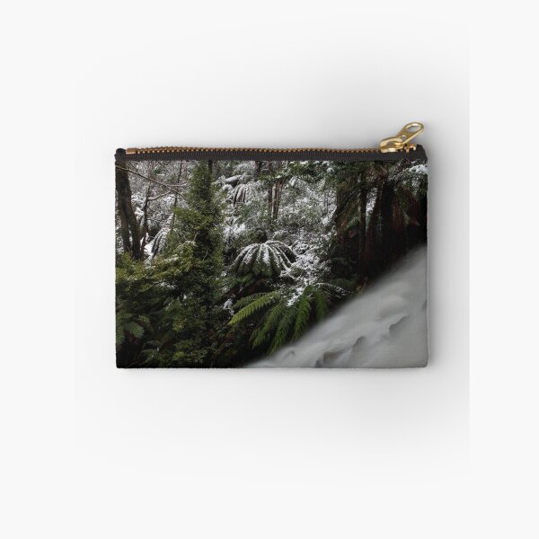 Item preview, Snow at Cora Linn Falls designed and sold by Donovan Wilson.