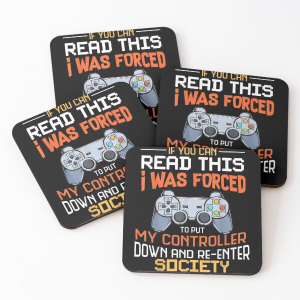 Item preview, I Was Forced To Put My Controller Down Funny Gaming designed and sold by LochyshiArah.