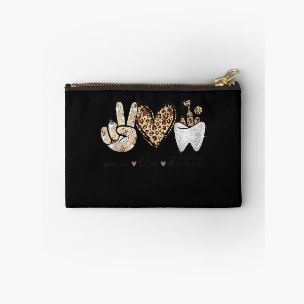 Artikelvorschau, Peace Love Dental Leopard Heart th Netter Zahnarzt entworfen und verkauft von JaydanshiTka.
