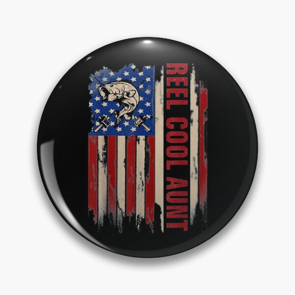 Item preview, Reel Cool Aunt American Usa Flag Fishing Fish Gift designed and sold by maudean.