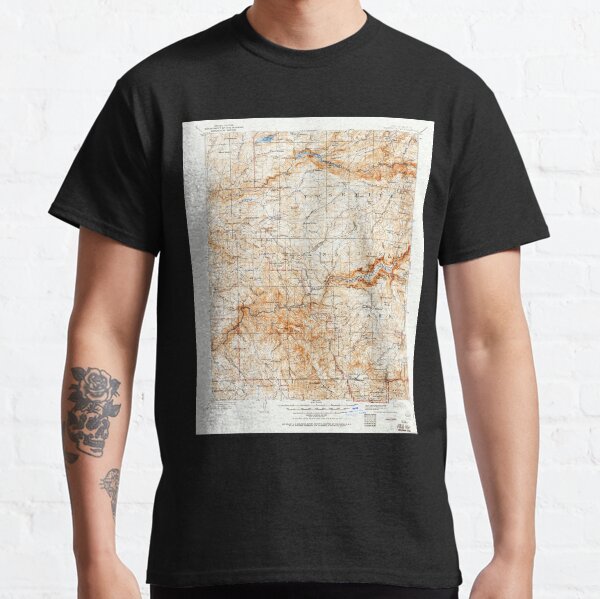 USGS TOPO Map California CA Yosemite 302106 1909 125000 geo Classic T-Shirt