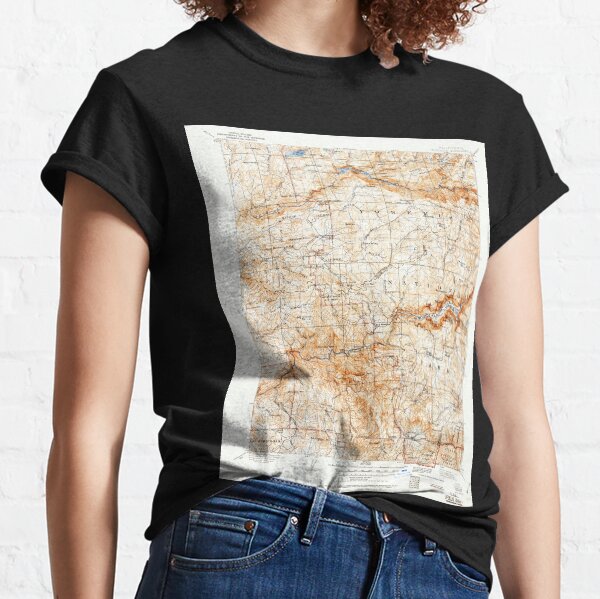 USGS TOPO Map California CA Yosemite 302106 1909 125000 geo Classic T-Shirt