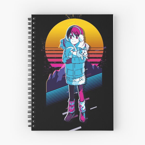 Item preview, Ena - Laid Back Camp *80s retro* designed and sold by MyRetroArt.