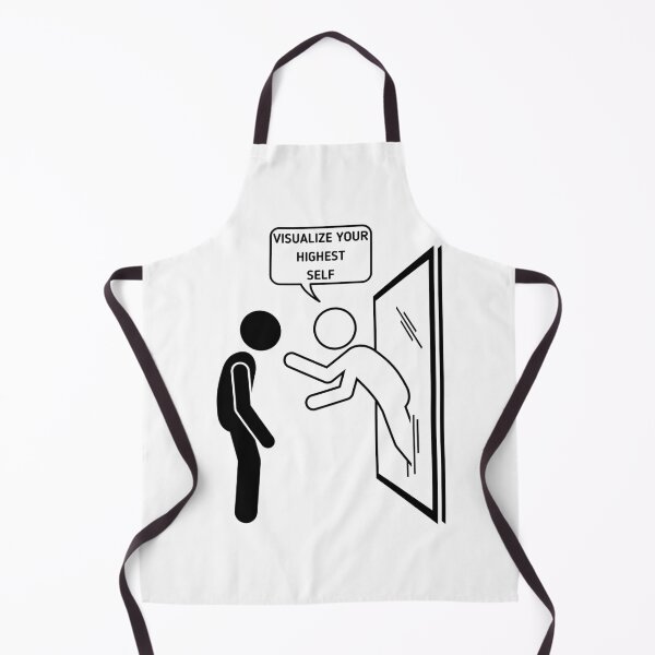 Item preview, Visualize Your Highest Self - Stickman Black Version designed and sold by Stickman--.