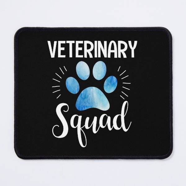Item preview, Funny cute veterinary squad vet tech assistant receptionist student intern paw print veterinarian designed and sold by tiffanator606.