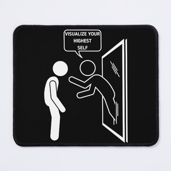 Item preview, Visualize Your Highest Self - Stickman White Version designed and sold by Stickman--.