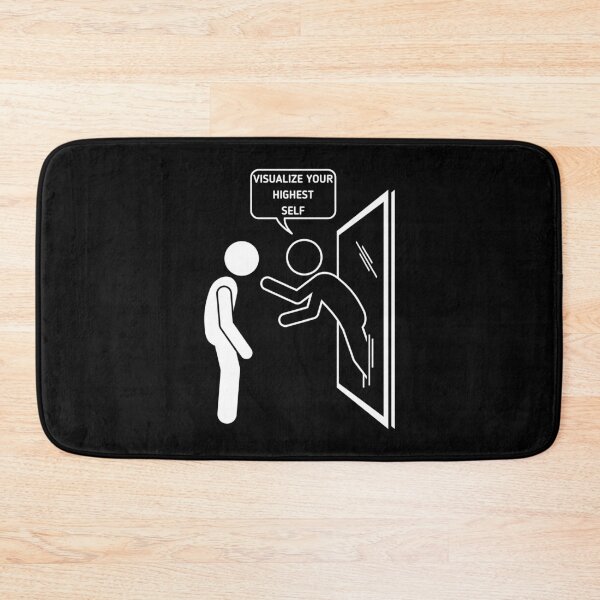 Item preview, Visualize Your Highest Self - Stickman White Version designed and sold by Stickman--.