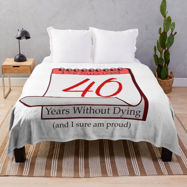 Item preview, I've Survived 40 Years designed and sold by RinozaRose.