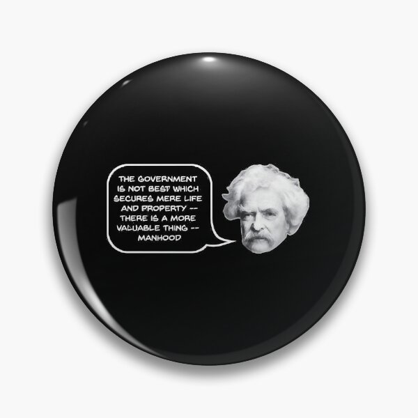 Item preview, Mark Twain on Manhood  designed and sold by buixuanlan.